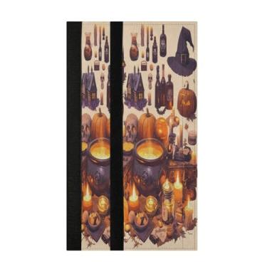 Imagem de STAYTOP 2 peças de tampas de maçanetas de geladeira com poção de casa assombrada por doces, capas de maçaneta para geladeira e forno de micro-ondas, mantenha seu aparelho de cozinha limpo de