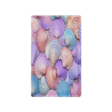 Imagem de Wassud Placa de cobertura colorida para interruptor de luz do mar, 1 capa de tomada em branco, placa de parede, decoração de casa, sala de estar, quarto, decoração