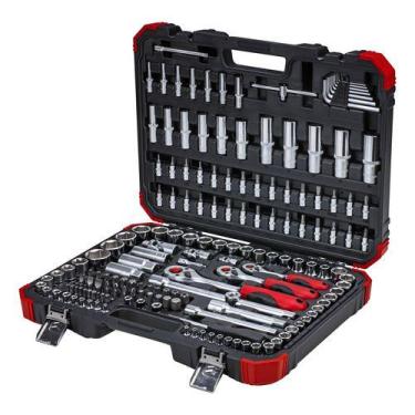 Imagem de Jogo De Soquetes Encaixe De 1/4 3/8 1/2 Pol. 172p Gedore Red