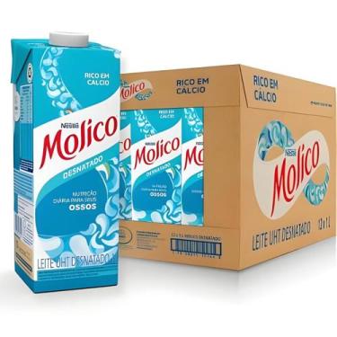 Imagem de Kit 12 Leite Desnatado Molico 1L - PIRACANJUBA