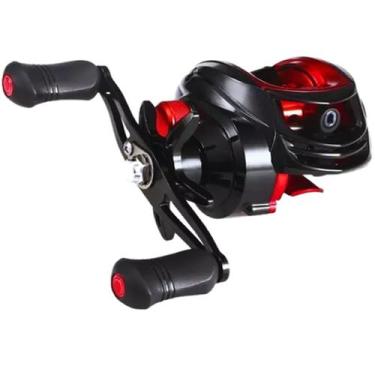 Imagem de Carretilha Drag 8Kg Vara Carbono 1,68mts Linha Multi com Kit 5 Isca Hu
