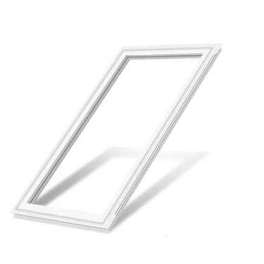 Imagem de 72 cm x 51 cm Gaxeta de porta de freezer compatível com Whirlpool, Kenmore e vedação de porta de freezer branca