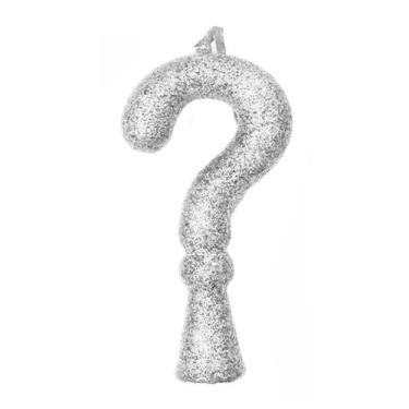 Imagem de Vela de Aniversário Puro Glitter Prata - Festcolor, ?