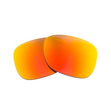 Imagem de Lentes de substituição polarizadas LenzFlip para óculos de sol Rayban Justin RB4165 – Feito nos EUA, Grey Polarized With Red Mirror, 51