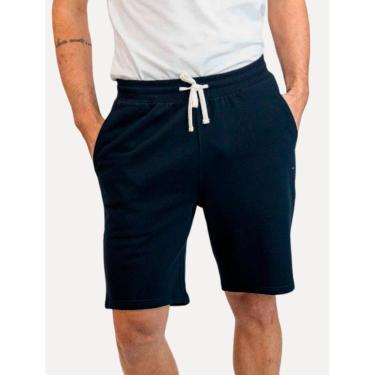 Imagem de Bermuda Tommy Hilfiger Moletom Masculina Essential Terry Azul Marinho-Masculino