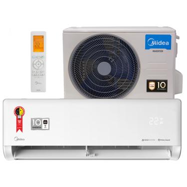 Imagem de Condensadora Split Hi Wall Midea Inverter AI Ecomaster com 18.000 BTUs, Quente e Frio, Branco - 38EZVQA18M5