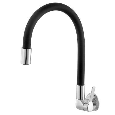 Imagem de Torneira de Cozinha Meber Australis 1187 C32, Cromada e Preta