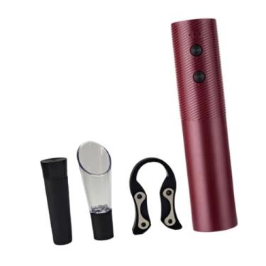 Imagem de AFXGUSD Abridor Elétrico de Garrafas, Leve, para Homens E Mulheres, com de Sucção a Vácuo, Ideal para Festas, Cozinha E Bar, Vermelho