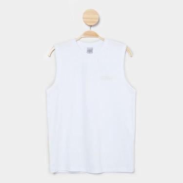 Imagem de Regata Infantil Nicoboco Básica Melt Menino, Branco, 10A