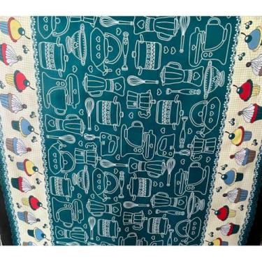 Imagem de Toalha de Mesa Oxford para 4 6 e 8 Cadeiras – Decoração Cozinha Festa e Jantar (Cozinha,6 lugares 2,00 x 1,45 metros)