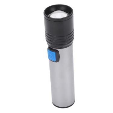 Imagem de RiToEasysports Lanterna Recarregável, Mini Lanterna USB LED Com 4 Modos de Luz Liga de Alumínio à Prova de água à Prova de Choque para Acampamento, Caminhada, Emergência