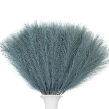 Imagem de Zycozzn 60 peças de grama sintética dos pampas, grama pomposa artificial de 54,9 cm para casa, casamento, boho, dia dos namorados, independência, Halloween, outono, Natal, decoração de festa