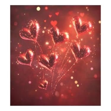 Imagem de Blueangle Capa magnética para lava-louças de fogos de artifício dos namorados, decoração da capa frontal da máquina de lavar louça, adesivos de eletrodomésticos, adesivos de eletrodomésticos, 58 cm C