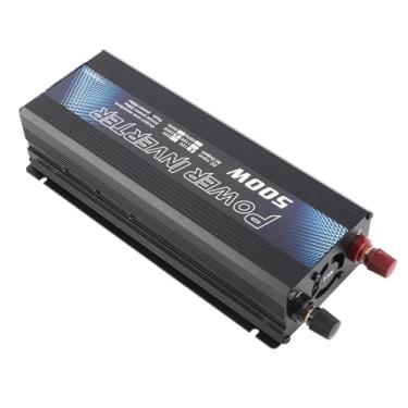 Imagem de Cryfokt Inversor de Energia do Carro Conversor de Onda Senoidal Eficiente para Acampamento de Emergência Ao Ar Livre Em Casa Com Ventilador de Resfriamento de Porta USB 500W DC 12V para AC Adequado