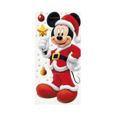 Imagem de Bandeira De Natal Mickey E Minnie Mouse Para Porta, Decoração De Árvor