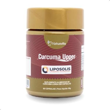Imagem de 60 cápsulas Curcuma Curcumina Lipossomal com TCM Softgel.