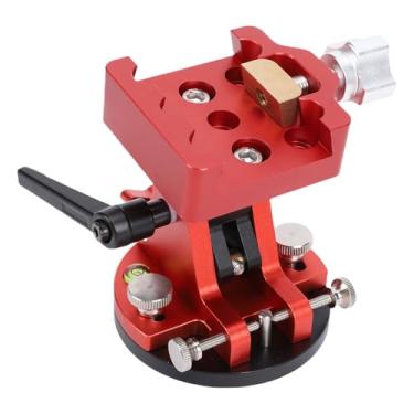 Imagem de aqxreight Latitude Ajustável Liga de Alumínio Montagem Equatorial Astronomia Fotografia Acessório para Rastreamento Estável do Planeta (vermelho)