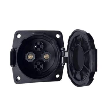 Imagem de Adaptador de carregamento ev Tomada de entrada EV DC Conector de carregador evse Charging ccs Combo 125A/150A/200A 600V CC (125A)
