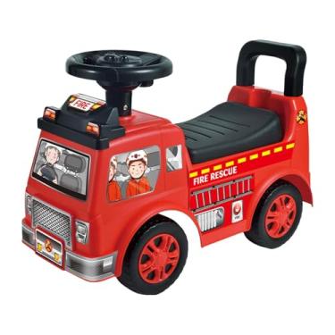 Imagem de KiBcsLic Carrinho de bebê com baixo ruído para desenvolvimento de habilidades motoras, playgrounds, brincadeiras ativas em parques com música para crianças de, Vermelho