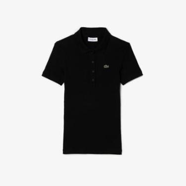 Imagem de Camisa Polo Lacoste Slim Fit L.12.D em Algodão Canelado Feminina-Feminino
