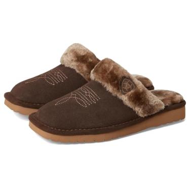 Imagem de Ariat Chinelo feminino Jackie bico quadrado, castanho, 11, Castanho, 41