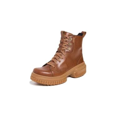 Imagem de Sorel Bota Chelsea feminina ONA Ave com renda impermeável, Veludo bronzeado/chiclete 2, 8.5
