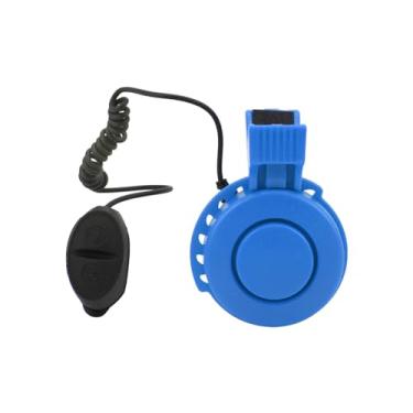 Imagem de KIMISS Buzina de Bicicleta Elétrica - Campainha de Bicicleta Recarregável USB à Prova d'água Com Toques de Alto Decibéis para Bicicletas de Montanha e de Estrada, Scooters e Instalação de Guiador