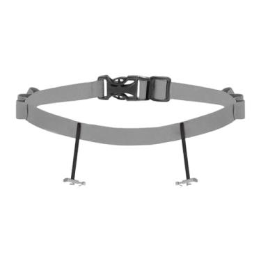 Imagem de Vaveren Cinto para número de corrida de triatlo masculino e feminino, portátil, prático, acessório versátil, leve e ajustável, Cinza Claro