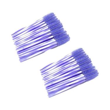 Imagem de Escova Descartável Para Máscara De Cílios E Sobrancelhas, 50/100 Peças