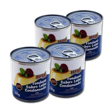 Imagem de Sobremesa lactea sabor leite condensado diet 335g hué - kit 4 unidades
