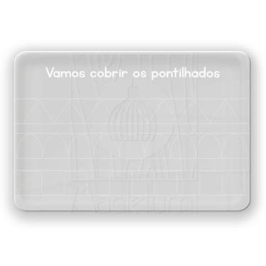 Imagem de Lousa Acrílico Atividade Pontilhada Coordenação Motora - Madelumi