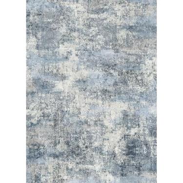 Imagem de HILORUUG Tapete de entrada lavável abstrato: tapetes antiderrapantes de 5 x 7 cm para pia de cozinha e banheiro - Tapete de porta fino resistente a manchas de pilha baixa para - Locatários de