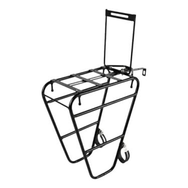 Imagem de Vaveren Bagageiro dianteiro para bicicleta em aço carbono, bolsa para bagagem, suporte para compras, bicicleta de montanha e viagens.