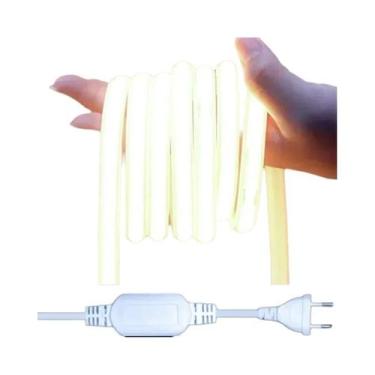 Imagem de Fita LED COB Dimmable 288 LEDs/m 220V Plugue EU 3000k 6000k RA90 Ilumi