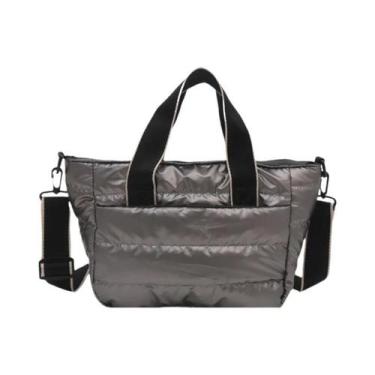Imagem de Bolsa De Ombro Feminina Grande Capacidade De Inverno Em Nylon Acolchoa