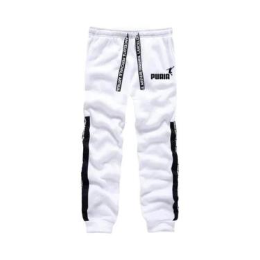 Imagem de Conjunto De Roupa Casual Masculina Com Moletom Estampado, Calças Para 