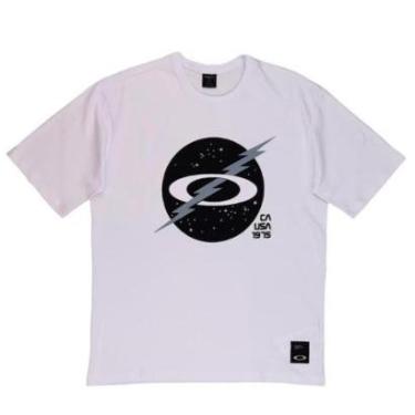 Imagem de Camiseta Masculina Oakley Space Logo Tee Branca-Masculino