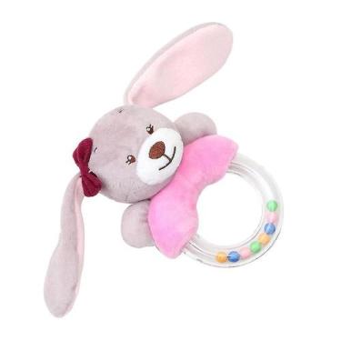 Imagem de Brinquedo educativo de desenho animado Baby Rattle Plush Rabbit para 0