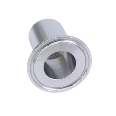 Imagem de 1/5.1 cm BSPT fêmea x virola O/D 50,5 mm Tri Clamp 3.8 cm 304 conector de encaixe de tubo de aço inoxidável para fermentação caseira