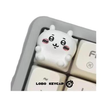 Imagem de Keycap De Resina Kawaii Chiikawa Hachiware Para Teclado Mecânico, Tema