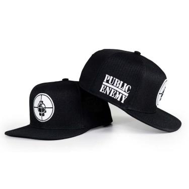 Imagem de Boné Joker Snapback aba reta Public Enemy Preto JOK-237-Masculino