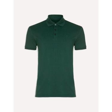 Imagem de Polo Ellus Masculina Piquet Classic Easa Melange Verde Escuro-Masculino