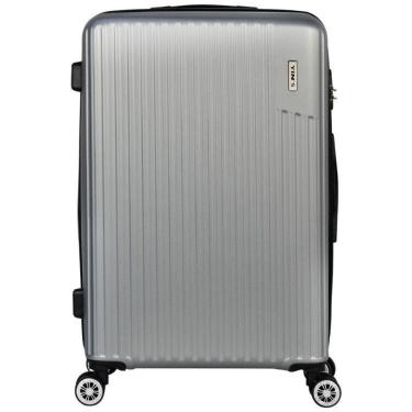 Imagem de Mala De Viagem Em Abs Yins Com Senha e Alça Lateral Roda Dupla 360 Puxador Em Alumínio Com 2 Níveis-Unissex