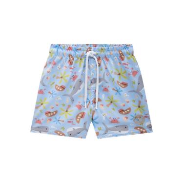 Imagem de Bermuda Infantil Menino em Nylon Praia Onda Marinha-Masculino