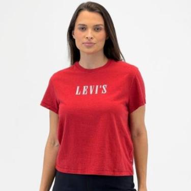 Imagem de Camiseta Levis T-shirt com Strass Manga Curta Feminina-Feminino