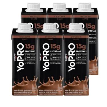 Imagem de YoPRO Chocolate UHT 15g de Proteínas 250ml (6 unidades) - Danone