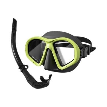 Imagem de Máscara Profissional De Mergulho Livre De Baixo Volume Com Vidro Tempe