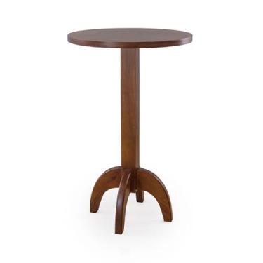 Imagem de Mesa Alta Bistrô Redonda em Madeira Maciça Londres RMI - Rio Madeira I