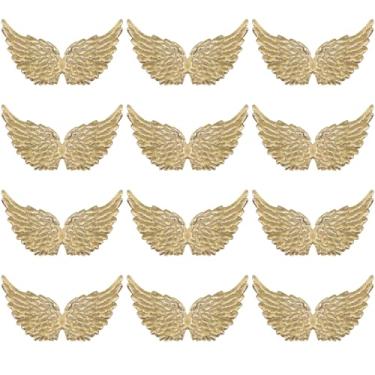 Imagem de Toyvian Acessórios Diy de Asas de Anjo Em Tecido, 12 Peças de Apliques de Asas de Tecido para Artesanato, Presilhas de Cabelo Diy, Decorações de Fadas para Festas E Lembrancinhas de Feriado.