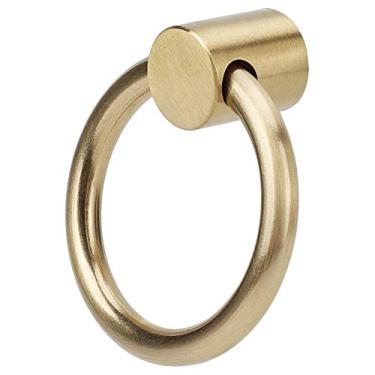 Imagem de YWBL-WH Puxador de Bronze Antigo do Armário de 2 Pces, Puxadores Retro da Caixa de Jóias, Puxadores Redondos da Gaveta do Anel Vintage para Armários e Guarda-roupas